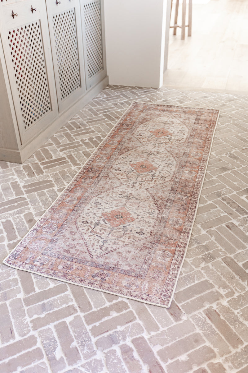 Washable rug | spill-proof | Evie | Vintage design – HomeBase Rugs
