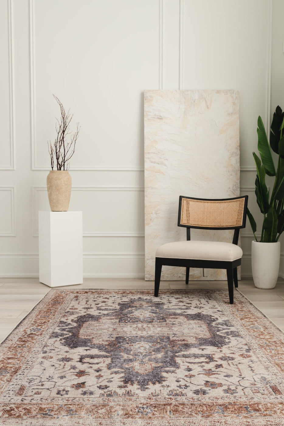 Washable rug | spill-proof | Lisbon | Vintage design – HomeBase Rugs