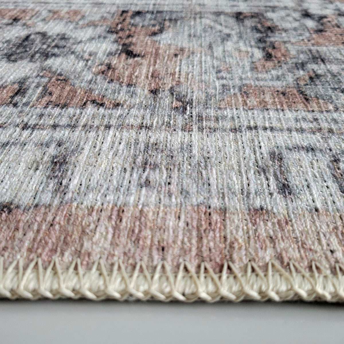 Washable rug spillproof Blush Vintage design HomeBase Rugs