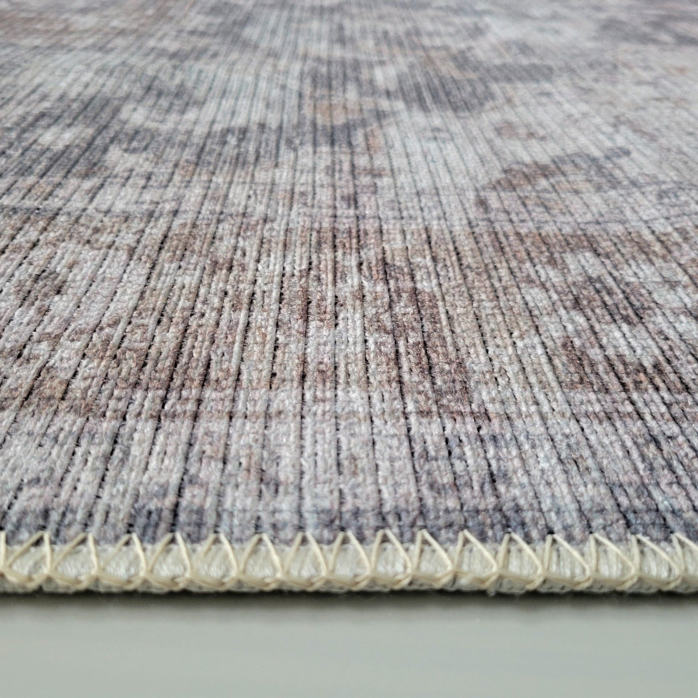 Washable rug | spill-proof | Grey | Vintage design – HomeBase Rugs